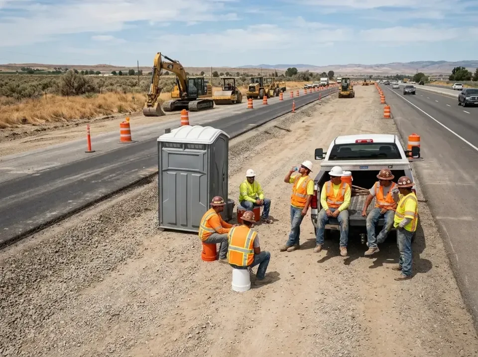 highway-road-construction-crew-007 — frequently asked questions, Porta Potty and Restroom Rentals in Ione, CA